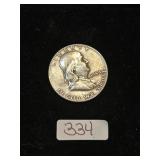 1954 Ben Franklin Half Dollar 90% Silver