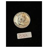 1951 Ben Franklin Half Dollar 90% Silver