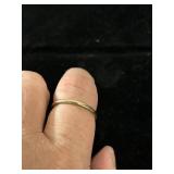 10Kt Gold Band 1.43 Grams Size 8