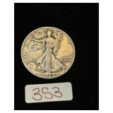 1942 Walking Liberty 90% Silver