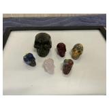Natural Crystal Skull Lot