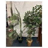 2 Artificial Trees over 5ft tall each
