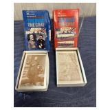 Vintage Edu Cards Blue and Grey Flash Card Lot