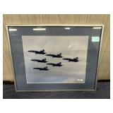 Framed Blue Angels Picture