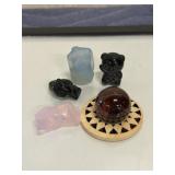 Agate Sphere, Natural Quartz Figures