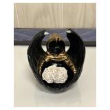 Dark Gothic Sphere Stand/Desert Rose Crystal