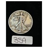 1943 Walking Liberty 90% Silver