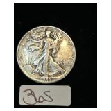 1945 Walking Liberty 90% Silver