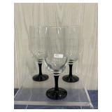 Cristal D'Arques Durand Domino Tea Glasses (3)