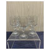 Cristal D'Arque Crystal Glasses 6' Tall