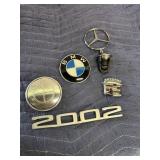 Vintage Automotive Emblems Lot-BMW and more