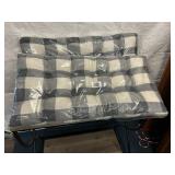 Set of 2 34x17 Outdoor Cushions for ottoman/bench
