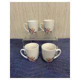 Unmarked Floral Mugs