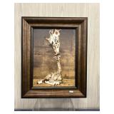 Giraffe Canvas Framed