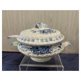 Vintage Italian Tureen w/ladle-As Is