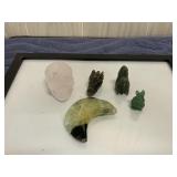 Natural Crystal/Quartz Figure Lot