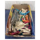 Wooden and Plastic Clothes Pin Lot