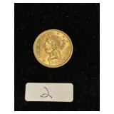 $5 Liberty Gold Half Eagle 1885