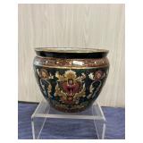 Oriental Accent Gilded Koi Fish Bowl