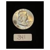 1963 Ben Franklin Half Dollar 90% Silver