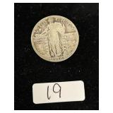 1926 Standing Liberty Silver Quarter