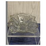 Vintage Indiana Glass Paneled Large Bowl