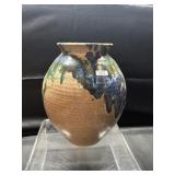 Flawed 9.5" Lantern Hill Seagrove Pottery Vase