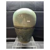 14.5" Lantern Hill Seagrove Pottery Two-Tone Vase