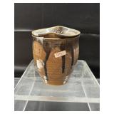 Lg. Lantern Hill Seagrove Pottery African Violet