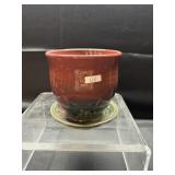 5.5" Lantern Hill Seagrove Pottery Flower Pot-Note