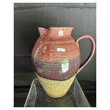 10" Lantern Hill Seagrove Pottery Tri-tone Pitcher