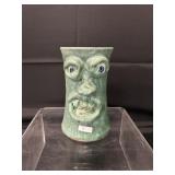 Lantern Hill Seagrove Pottery Ugly Face Vase