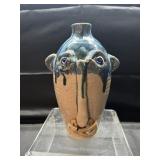Signed 11" Kit Vanderwal Ugly Face Jug