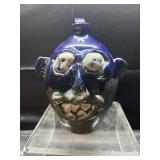 10" Lantern Hill Seagrove Pottery Ugly Face Jug