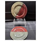 11.5" Lantern Hill Seagrove Pottery Charger/Plates