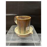 5" Lantern Hill Seagrove Pottery Bacon Cooker