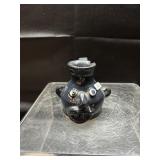 4" Flawed Lantern Hill Seagrove Pottery Face Jug