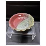 9" Lantern Hill Seagrove Pottery Scalloped Pie