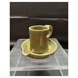 4.5" Lantern Hill Seagrove Pottery Bacon Cooker