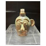 6" Lantern Hill Seagrove Pottery Ugly Face Jug
