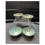 6" Lantern Hill Seagrove Pottery Cereal Bowls