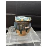 5.5" Lantern Hill Seagrove Pottery African Violet