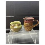 Lantern Hill Seagrove Pottery Creamer/Mixer Lot