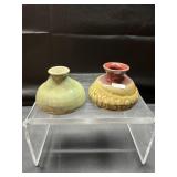 Lantern Hill Seagrove Pottery Inkwell/Vase Lot