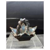 Lantern Hill Seagrove Pottery Leaf Vase