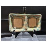 11" Lantern Hill Seagrove Pottery Divided Tray