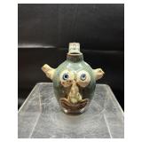 6.5" Flawed Lantern Hill Seagrove Face Jug