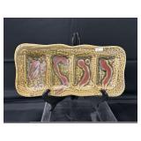 Lantern Hill Seagrove, NC Pottery Relish Tray