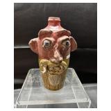 Signed 9.5" Kit Vanderwal Lantern Hill Face Jug