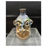 Flawed 7" Kit Vanderwall Lantern Hill Face Jug